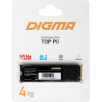 Жесткий диск SSD 4Тб Digma (2280, 7200/6400 Мб/с, 1000000 IOPS, 2048Мб)