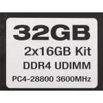 Память DIMM DDR4 2x16Гб 3600МГц Patriot Memory (28800Мб/с, CL18, 288-pin, 1.35 В)