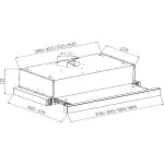 Вытяжка Weissgauff TEL 450 Glass