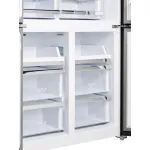 Холодильник Kuppersberg NFFD 183 BKG (No Frost, A++, 3-камерный, Side by Side, объем 567:363/204л, инверторный компрессор, 91,1x183x70,6см, черный)