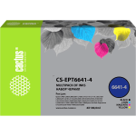 Чернила Cactus CS-EPT6641-4 (многоцветный; 100мл; Epson L100, L110, L120, L132, L200, L210, L222, L300, L312, L350, L355, L362, L366, L456, L550, L555, L566, L1300)