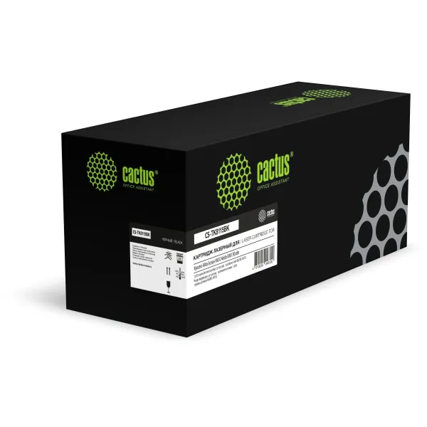 Тонер-картридж Cactus CS-TK8115BK (черный; 12000стр; Mita Ecosys M8124cidn, M8130cidn)