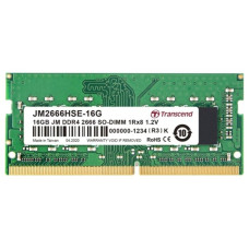 Память SODIMM DDR4 16Гб 2666МГц Transcend (21300Мб/с, CL19, 260-pin, 1.2 В) [JM2666HSE-16G]