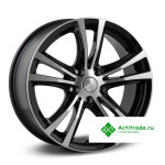 Скад Мюнхен R18/8J PCD 5x112 ET 40 ЦО 57,1 черный с полированной лицевой поверхностью