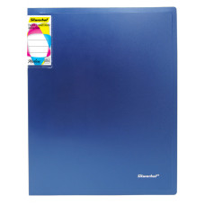 Папка Silwerhof Perlen 292921-74 (A4, толщина пластика 0,8мм, карман, синий металлик)