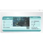 Бюрократ -BPM6AWT (A6, полипропилен, толщина пластика 0,15мм, молния белый)