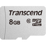 Карта памяти microSDHC 8Гб Transcend (Class 10, 20Мб/с, UHS-I, без адаптера)
