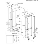 Холодильник полностью встраиваемый Electrolux KNP7TE75S (A++, 696x1884x549см)