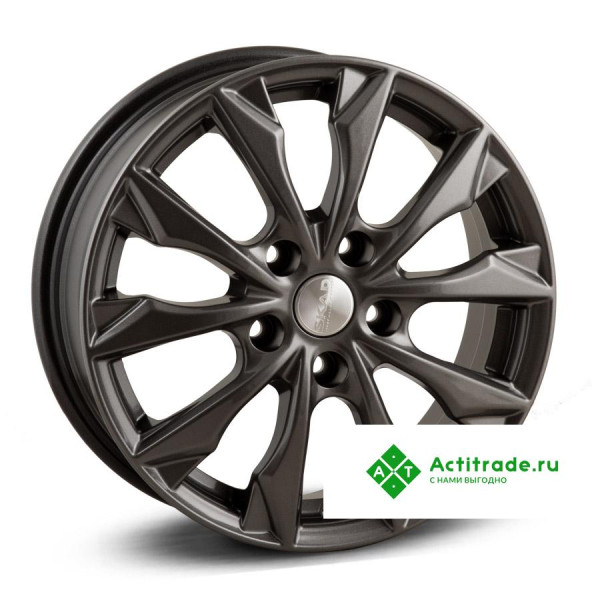 Скад Нагоя R16/6J PCD 4x100 ET 50 ЦО 60,1 графитовый