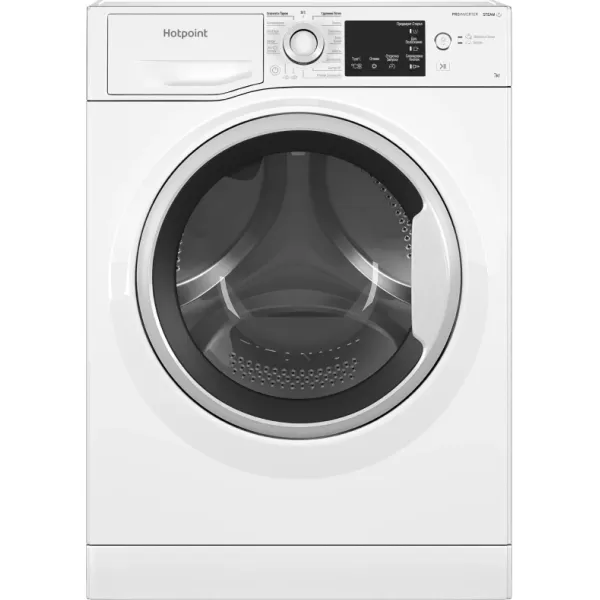 Стиральная машина Hotpoint-Ariston NSB 7239 W VE RU(класс: A-30%, средняя 59.5x85x43.5см, фронтальная, макс:7кг, 1200об/мин, защита от протечек, белый)