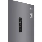Холодильник LG GA-B509CLSL (No Frost, A+, 2-камерный, объем 419:292/127л, инверторный компрессор, 595x2 030x682см, графит)