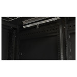 Шкаф коммутационный напольный Hyperline TTB-2266-AS-RAL9004 (22U, 600x1166x600мм, IP20, 800кг)