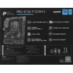 Материнская плата MSI PRO B760-P DDR4 II (LGA1700, Intel B760, 4xDDR4 DIMM, ATX, RAID SATA: 0,1,15,5)