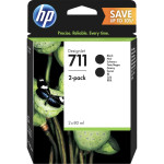 Картридж HP 711 P2V31A (черный; 160стр; 80мл; DJ T120\125\130\520\525\530; двойная упаковка)