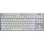 Игровая клавиатура Logitech G915 TKL White (Bluetooth/Радиоканал, механическая, 95кл)