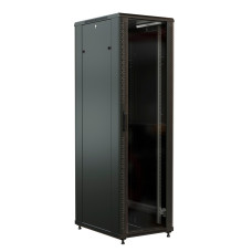 Шкаф коммутационный напольный WRline WR-TT-2766-AS-RAL9004 (27U, 600x1388x600мм, IP20, 800кг)