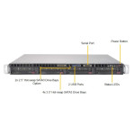 Серверная платформа Supermicro SYS-5019S-MR (2x400Вт, 1U)