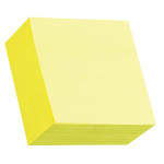 Блок самоклеящийся Hopax 21010 (бумага, желтый, 76x76мм, 400листов, 70г/м2)