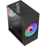 Корпус Aerocool Atomic Lite-G-BK-v2 (Mini-Tower, 1xUSB3.0)