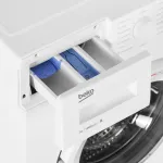 Стиральная машина Beko WRS5511BWW(фронтальная узкая, класс стирки/отжима/э.потребления: A/C/A-10% , макс: 5кг, 1000 об/мин, 60x84x36.5см, белый)