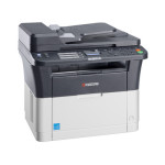 МФУ Kyocera FS-1025MFP (лазерная, черно-белая, A4, 25стр/м, 1800x600dpi, авт.дуплекс, 20'000стр в мес, RJ-45)