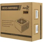 Блок питания Aerocool Eco-550W (ATX, 550Вт, 20+4 pin, ATX12V 2.3, 1 вентилятор)