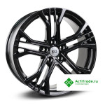 RST R029 R19/8.5J PCD 5x120 ET 30 ЦО 66,1 черный глянцевый