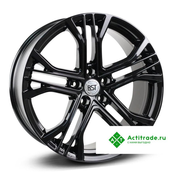 RST R029 R19/8.5J PCD 5x120 ET 30 ЦО 66,1 черный глянцевый