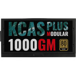 Блок питания Aerocool KCAS PLUS 1000GM 1000W (ATX, 1000Вт, 20+4 pin, ATX12V 2.4, 1 вентилятор, GOLD)