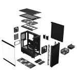 Корпус Fractal Design Define 7 Compact Light TG Black (1xUSB3.0, 1x120мм, 1x140мм)