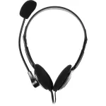 Гарнитура DEFENDER Aura 102 (оголовье, с проводом, 1.8м, накладные, 2 x mini jack 3.5 mm)