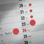 Этикетки Avery Zweckform (4 листов, ассорти, накл: 104шт, 8мм)