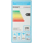 Стиральная машина Kraft KF-MDS6107G(фронтальная средняя, класс стирки/отжима/э.потребления: A/C/A+ , макс: 6кг, 1000 об/мин, защита: частичная, 60x84x45см, серый)