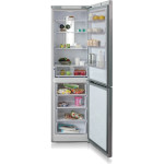 Холодильник Бирюса Б-C980NF (No Frost, A, 2-камерный, объем 370:240/130л, 60x207x62.5см, серебристый)