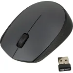Клавиатура и мышь Logitech MK235 Wireless Keyboard and Mouse Black USB (классическая мембранная, 101кл, светодиодная, кнопок 2, 1000dpi)