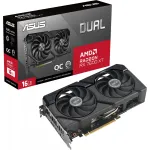 Видеокарта Radeon RX 7600XT 2493МГц 8Гб ASUS DUAL OC (GDDR6, 128бит, 1xHDMI, 3xDP)