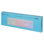 Клавиатура Oklick 550ML White USB (классическая мембранная, 104кл)