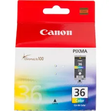 Чернильный картридж Canon CLI-36 (многоцветный; 250стр; 12мл; Pixma 260mini) [1511B001]