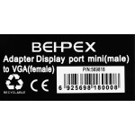 Переходник Display Port (miniDisplayPort (m), VGA (f))