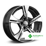 КиК ZV Taos КС1053 R16/6.5J PCD 5x112 ET 43 ЦО 57,1 черный с полированной лицевой поверхностью