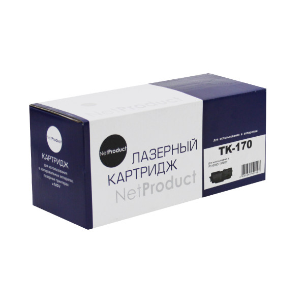 Тонер-картридж NetProduct N-TK-170 (оригинальный номер: TK-170; черный; 7200стр; Kyocera FS-1320D, 1370DN)