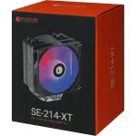 Кулер для процессора ID-Cooling SE-214-XT (Socket: 1150, 1151, 1155, 1156, 1200, 1700, AM4, алюминий+медь, 27дБ, 4-pin)