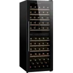 Винный шкаф Weissgauff WWC-77 DB DualZone (G, 1-камерный, черный)