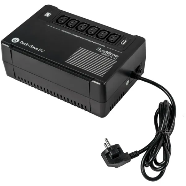 ИБП APC BVSE600I (Line-Interactive, 600ВА, 360Вт, 7xIEC 320 C13 (компьютерный))