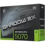 Видеокарта GeForce RTX 5070 2557МГц 12Гб MSI (GDDR7, 192бит, 1xHDMI, 3xDP)