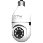 Камера видеонаблюдения Digma DV301 (IP, внутренняя, купольная, поворотная, 3Мп, 3.6-3.6мм, 2304x1296, 20кадр/с)