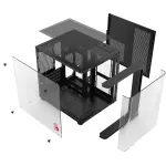 Корпус Bloody BD-CC104-BK (Mini-Tower, 1xUSB3.0)
