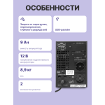 ИБП Powerman Online 1000 ВА (с двойным преобразованием (On-Line), 1000ВА, 900Вт, 2xCEE 7 (евророзетка))