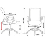 Кресло Бюрократ CH-599AXSN/32G