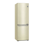 Холодильник LG GC-B459SECL (No Frost, A+, 2-камерный, объем 373:246/127л, инверторный компрессор, 59.5x186x68.2см, бежевый)